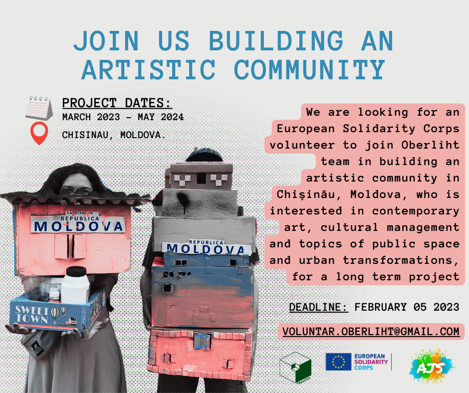 Join us in building an artistic community in Chișinău – open call for international volunteers