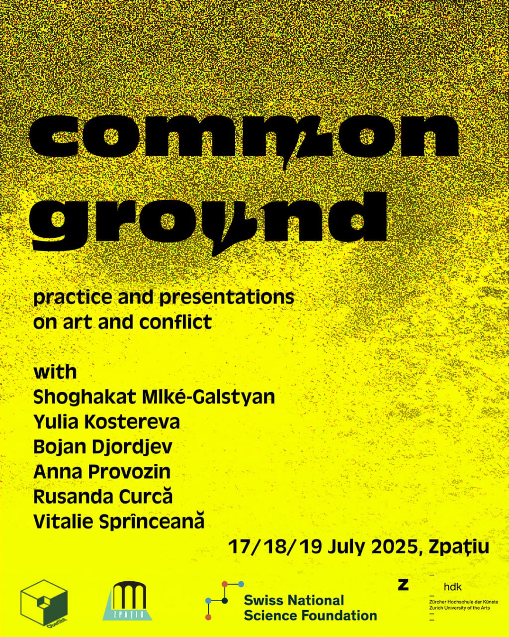 Common Ground on relation between art and conflict – video documentation